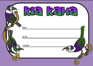 Certificate - Kia Kaha Style 2