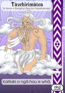 Resource Library Atua Posters: Tāwhirimātea Poster Version 2