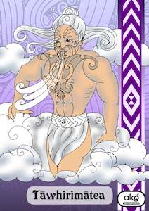 Resource Library Atua Posters: Tāwhirimātea Poster Version 1