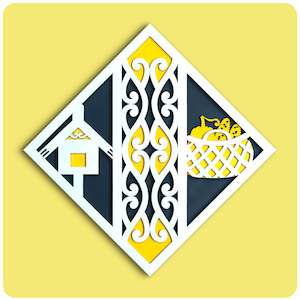 Matariki Indoor Diamonds: Matariki Large Diamond - Tupuānuku