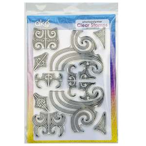 Clear Stamps: Tā Moko Clear Stamp Set