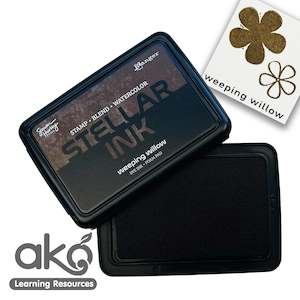 Ink Pads: Ranger Stellar Ink - Weeping Willow Brown Ink Pad