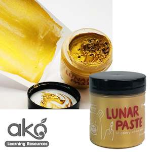 Lunar Pastes And Glitters: Slippery When Wet Yellow Lunar Paste