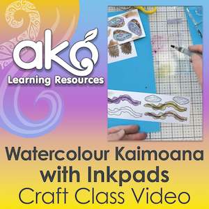 Crafting: Watercolour Kaimoana with Inkpads