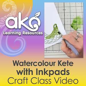 Crafting: Watercolour Kete with Inkpads