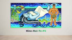 Maui Murals: Hine-Nui-Te-Pō Māui Mural