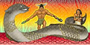 Māui and Tuna Māui Mural