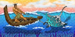 Māui and the Great Fish Māui Mural