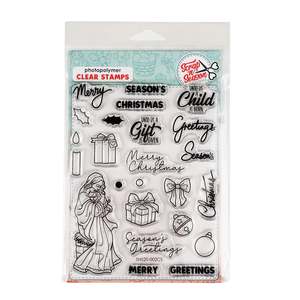 Clear Stamps: Mary & Baby Jesus Christmas Clear Stamp Set