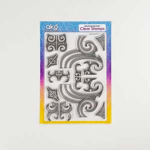 Clear Stamps: Tā Moko Clear Stamp Set - Pre Order: Mid May Delivery