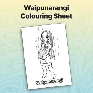 Waipunarangi Colouring Sheet