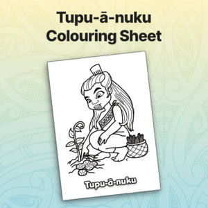 Tupu-ā-nuku Colouring Sheet