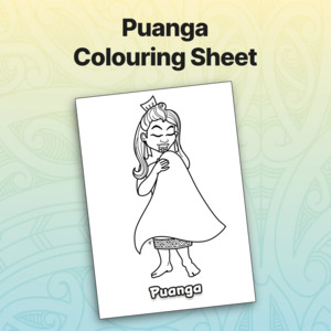 Puanga Colouring Sheet