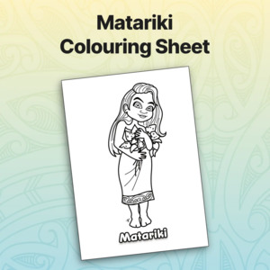 Ece Matariki Colouring Sheets: Matariki Colouring Sheet