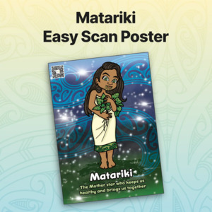 Ece Matariki Posters: Matariki Easy Scan Poster