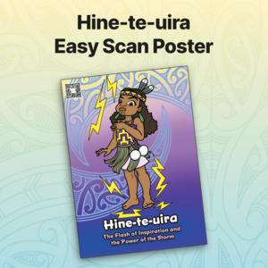 Ece Hine Atua Posters: Hine-te-uira Easy Scan Poster