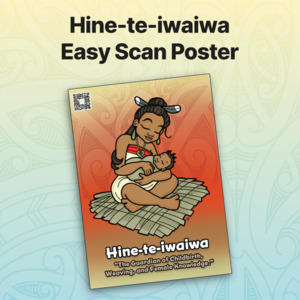 Ece Hine Atua Posters: Hine-te-iwaiwa Easy Scan Poster