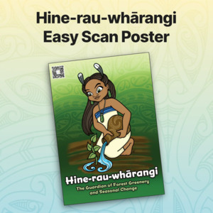 Ece Hine Atua Posters: Hine-rau-whārangi Easy Scan Poster