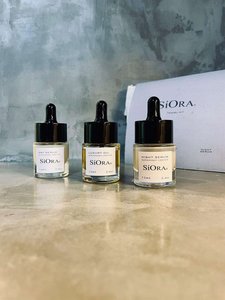 Products: SiOra- Travel kit( 12ml day serum+12ml night serum+12ml luxury oil)