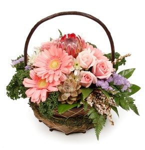 Products: Basket of Flowers - Albany Florist