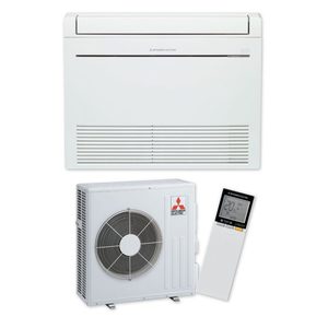 Products: Mitsubishi Electric HyperCore KW50 Floor Console Heat Pump