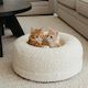 Cat Bed Bouclé Memory Foam