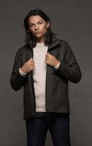 Mens Jacket: LAMINATED WOOL JACKET