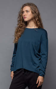 Womens T Shirt: 180GSM RELAXED MERINO TOP