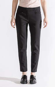 Womens Trouser: LIGHTWEIGHT WOOL BLEND SLIM LEG TROUSER