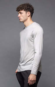 Mens: 180GSM SINGLE JERSEY MERINO LS CREW