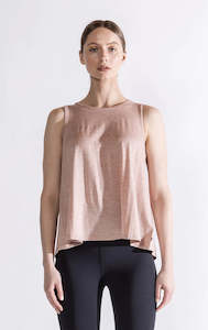 Under 100: 180G MERINO SPLIT BACK TANK - CLEARANCE