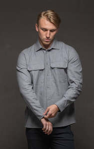 Mens: COTTON FLANNEL OVERSHIRT