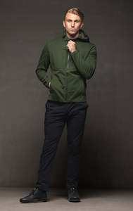 HOODED SOFTSHELL JACKET