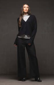 Clearance: 3GG CROPPED MERINO CARDIGAN - CLEARANCE