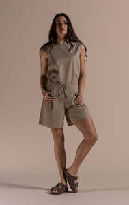 Womens: ORGANIC COTTON DRAWSTRING SHORT