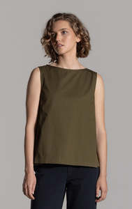 Womens: ORGANIC COTTON SLEEVELESS TOP