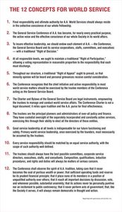 Table Top Display Twelve Steps and Twelve Traditions - Alcoholics Anonymous Aote&hellip;