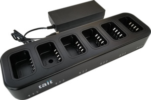 Products: TP9 MC6 Multi Bay Charger ANZ Plug Pack - Alcom Communications