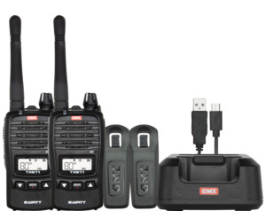 Products: TX677TP 2 WATT UHF CB HANDHELD RADIO - TWIN PACK - Alcom Communications