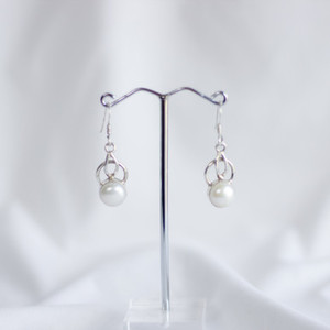 Products: Art Nouveau Inspired Pearl Earrings
