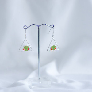 Products: Triangle Enamel Earrings