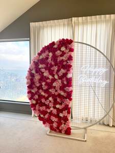 Backdrops And Other Party Extras: Flower Wall