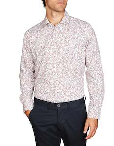 Abelard Painterfly Print Long Sleeve Shirt