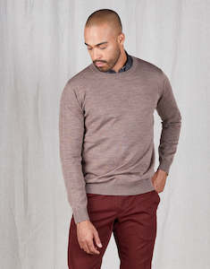 Rembrandt Naseby Brown Crew Neck Jersey