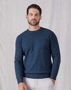 Rembrandt Naseby Denim Blue Crew Neck Jersey