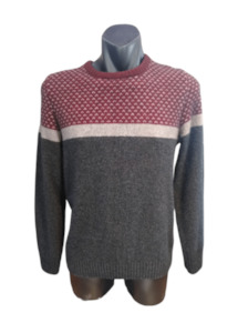 Noble Wilde Mens: Noble Wilde Mont Blanc Crew Jumper