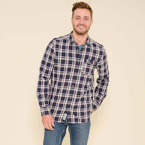 Shirts Ls Winter: Brakeburn Navy Check Shirt