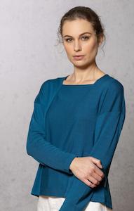 Bay Road Merino 1: Bay Road Merino Harriet Top - Tui
