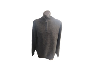Silverdale Knitwear: Silverdale 1/4 Zip Ribbed Ribbed Jumper