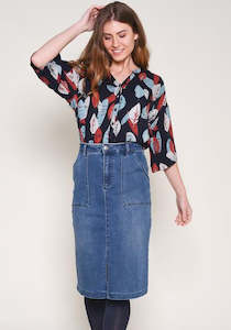 Brakeburn Ladies: Brakeburn Denim Skirt